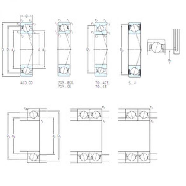 Rodamiento S7001 CD/P4A SKF #1 image