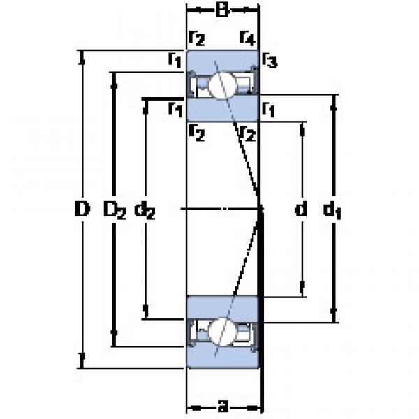 Rodamiento S7011 FW/HC SKF #1 image