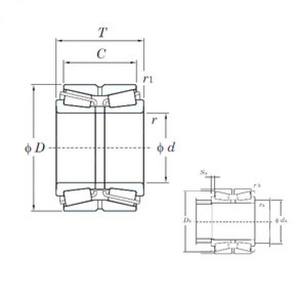 Rodamiento 46T32214JR/61,5 KOYO #1 image