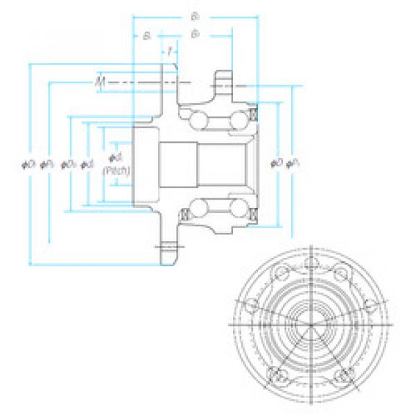 Rodamiento ZA-57BWKH04D1-Y-01 E NSK #1 image