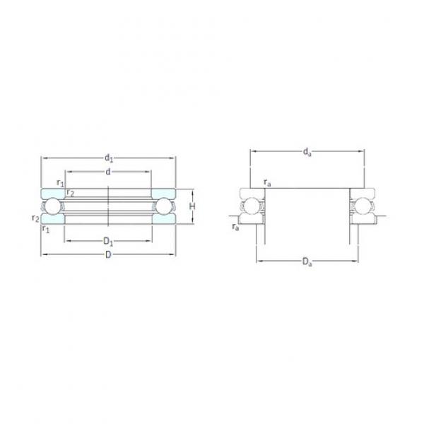 Rodamiento 51122 SKF #1 image