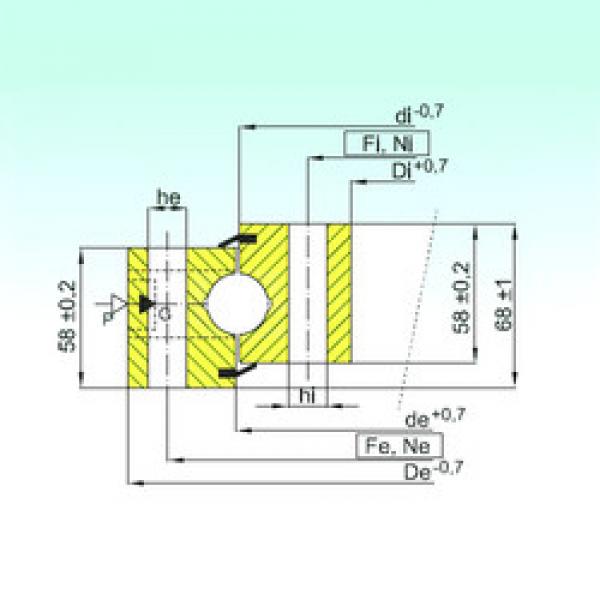 Rodamiento NB1.25.1534.400-1PPN ISB #1 image