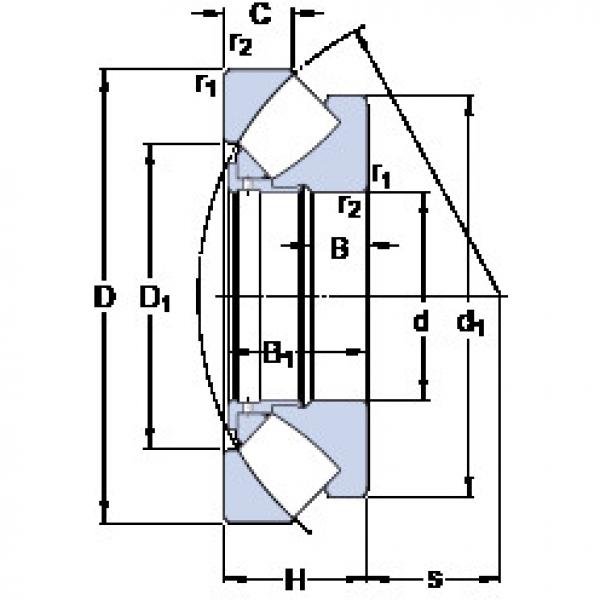 Rodamiento 293/710 EM SKF #1 image