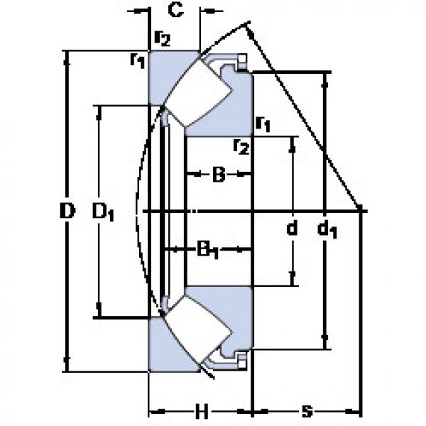 Rodamiento 29416 E SKF #1 image