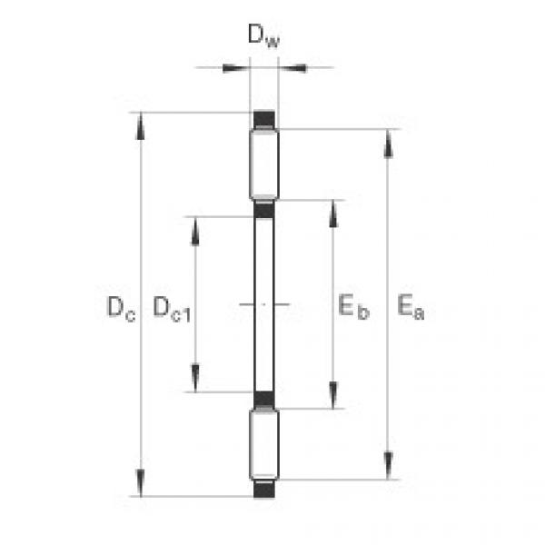 Rodamiento AXK2035 INA #1 image