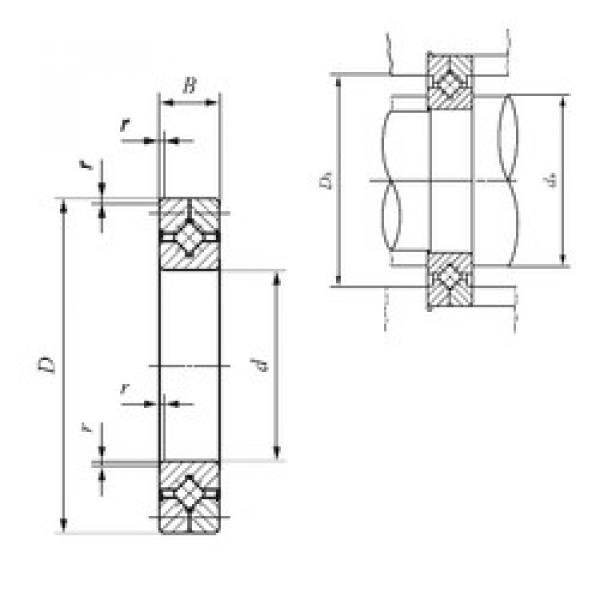 Rodamiento CRB 6013 UU IKO #1 image