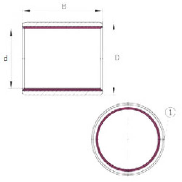 Rodamiento EGB3530-E40-B INA #1 image