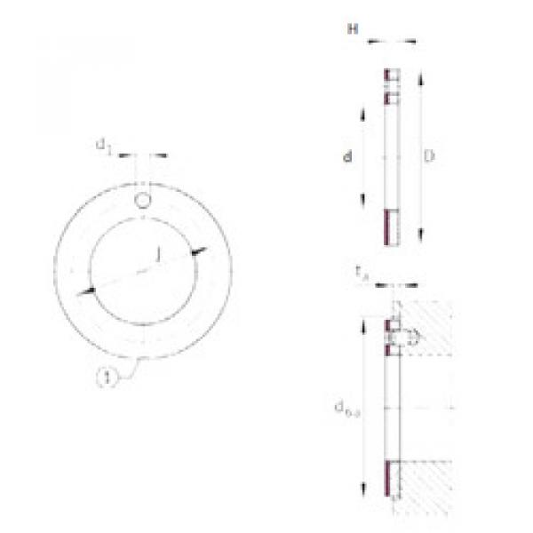 Rodamiento EGW16-E40 INA #1 image