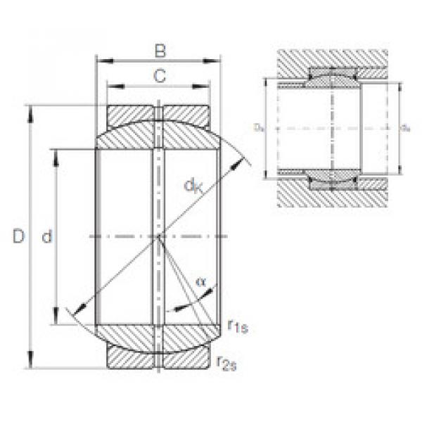 Rodamiento GE 12 DO INA #1 image