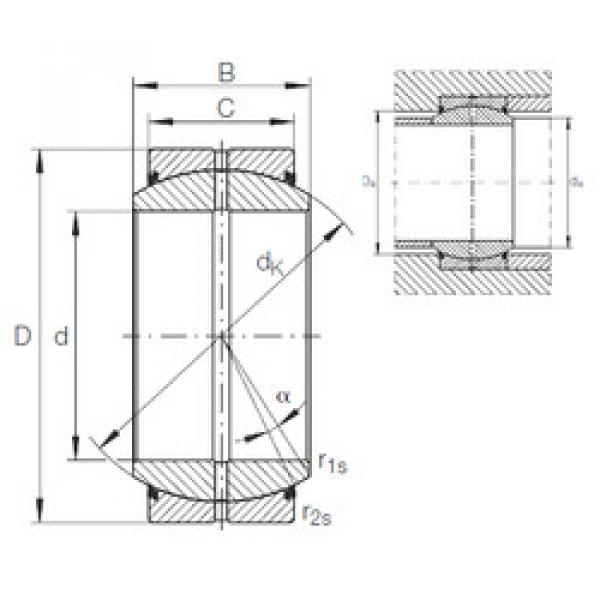 Rodamiento GE 140 DO-2RS INA #1 image