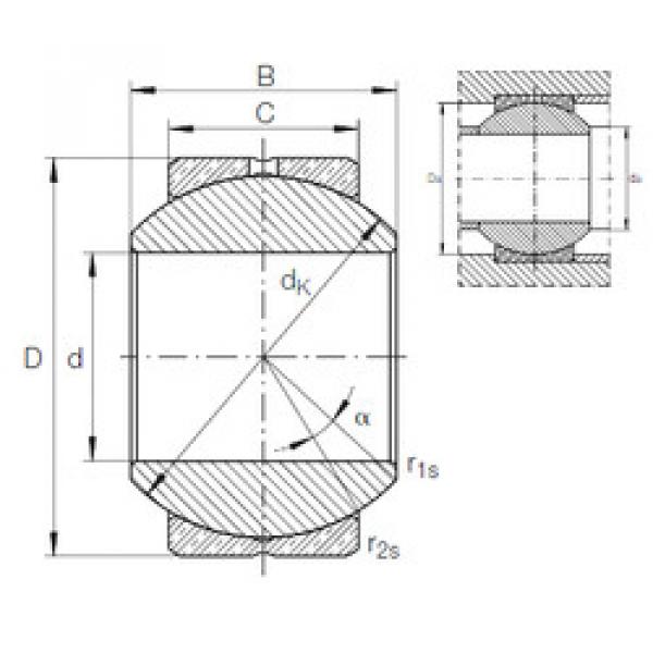 Rodamiento GE 22 PB INA #1 image