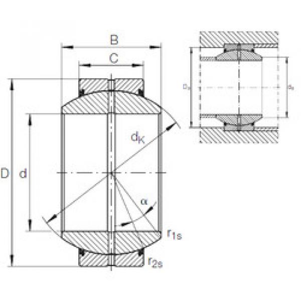 Rodamiento GE 60 FO-2RS INA #1 image