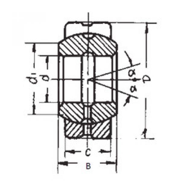 Rodamiento GE15ES FBJ #1 image