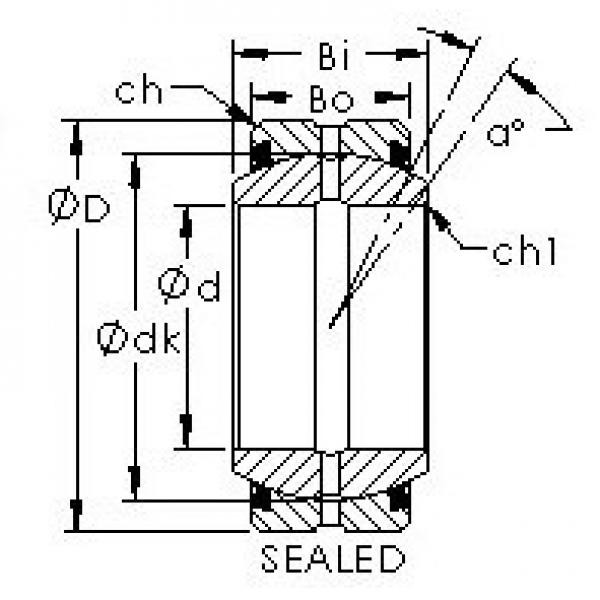 Rodamiento GEZ95ES-2RS AST #1 image