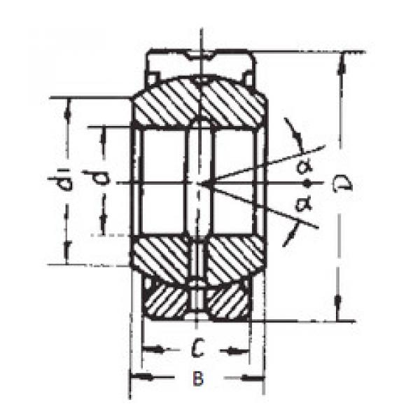 Rodamiento GEG260ES-2RS FBJ #1 image