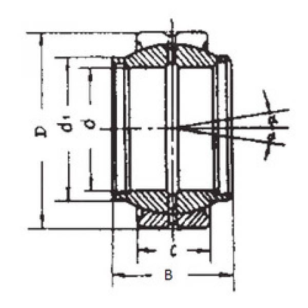 Rodamiento GE300XS FBJ #1 image