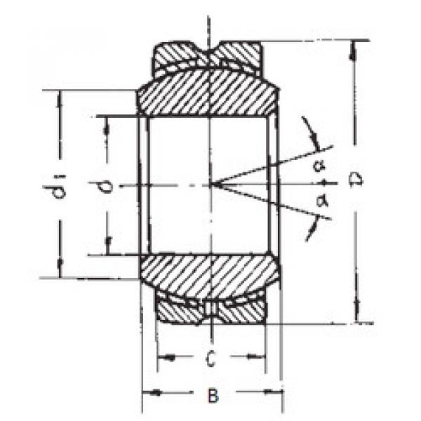 Rodamiento GEBK6S FBJ #1 image