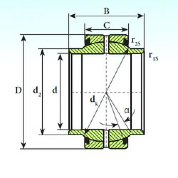 Rodamiento GEEM 70 ES 2RS ISB #1 image