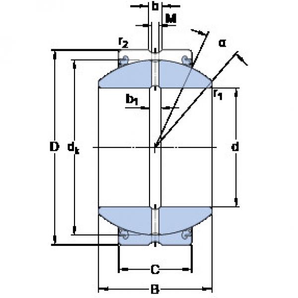 Rodamiento GEZH 112 ESX-2LS SKF #1 image