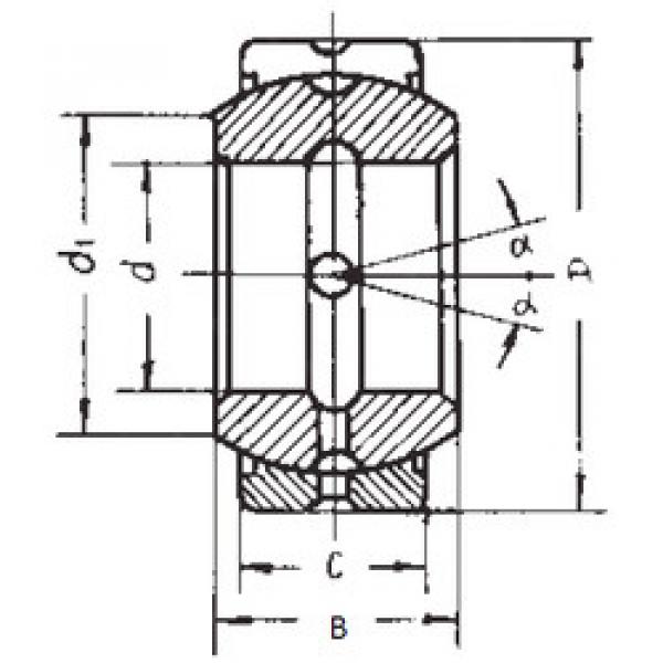 Rodamiento GEZ31ES-2RS FBJ #1 image