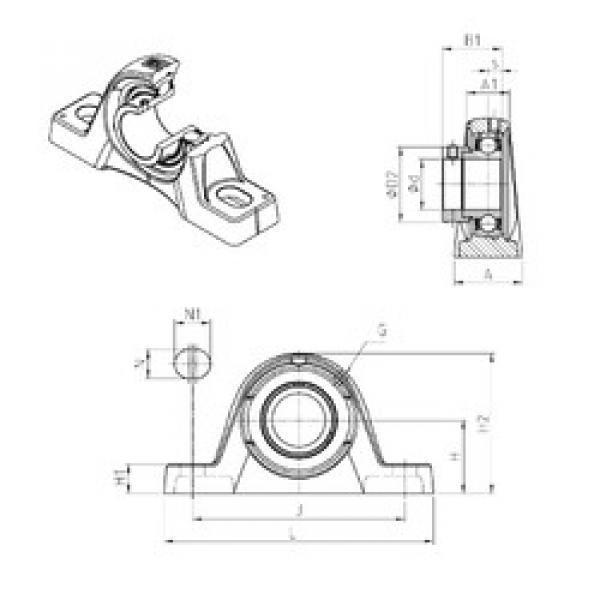 Rodamiento ESPLE203 SNR #1 image