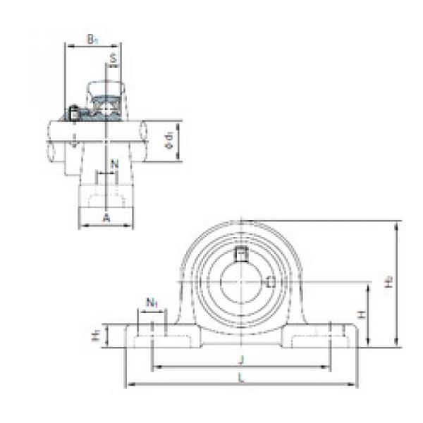 Rodamiento KHLLP205AJ NACHI #1 image