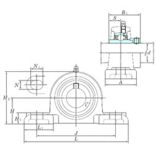 Rodamiento NAPK215 KOYO #1 image