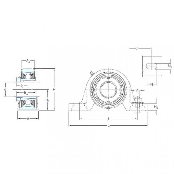 Rodamiento SYJ 40 KF+HE 2308 SKF #1 image