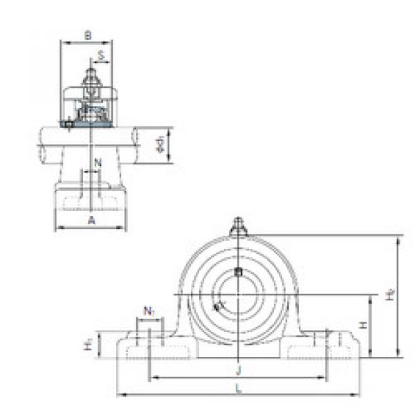 Rodamiento UCEP204 NACHI #1 image