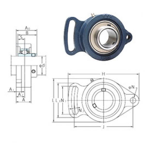 Rodamiento UCFA207-22 FYH #1 image