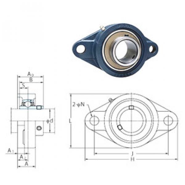 Rodamiento UCFL202-10 FYH #1 image