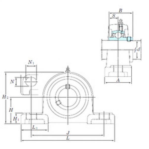 Rodamiento UCP214SC KOYO #1 image