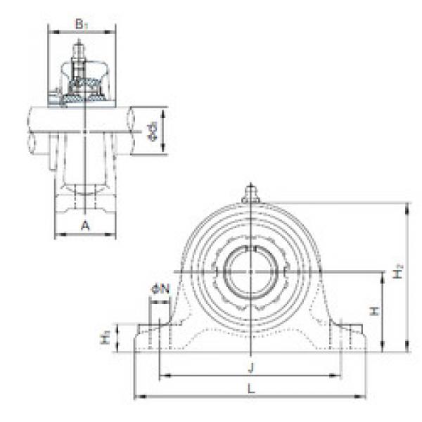 Rodamiento UKIP313+H2313 NACHI #1 image