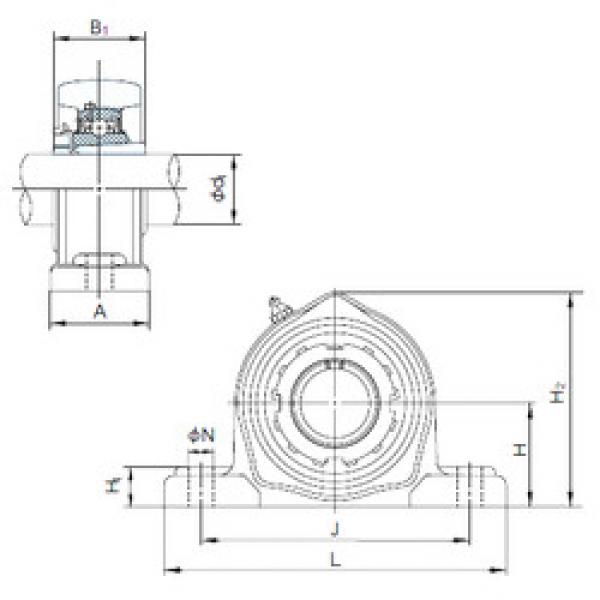 Rodamiento UKPK324+H2324 NACHI #1 image