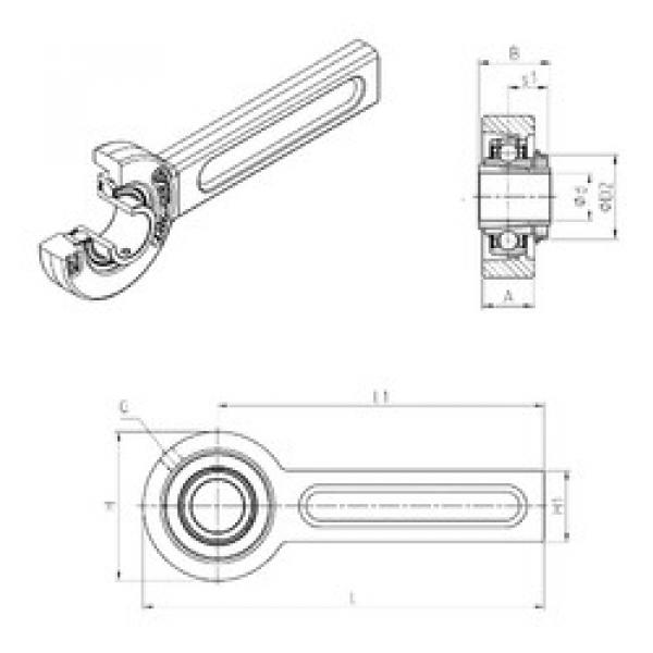 Rodamiento UKSP205H SNR #1 image