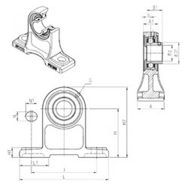 Rodamiento USPH204 SNR #1 image