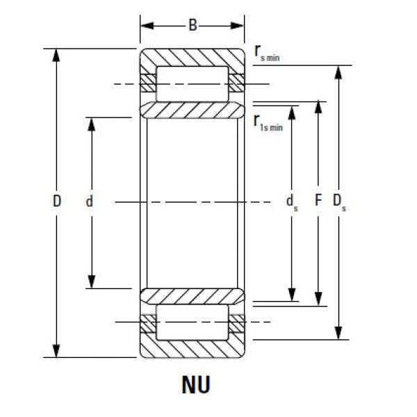 Bearing NU217EMA #1 image