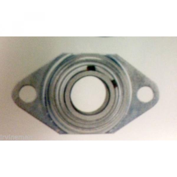 FHSR205-25mm-2NCFM Bearing Flange Pressed Steel 2 Bolt 25mm Bearings Rolling #1 image