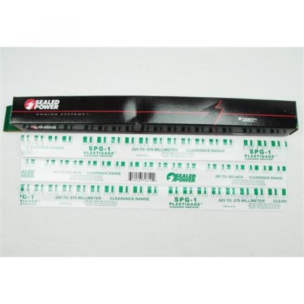 12 Plastigage Measuring strip 0.001-0.003in green CAR 12x30cm Plain shaft #2 image